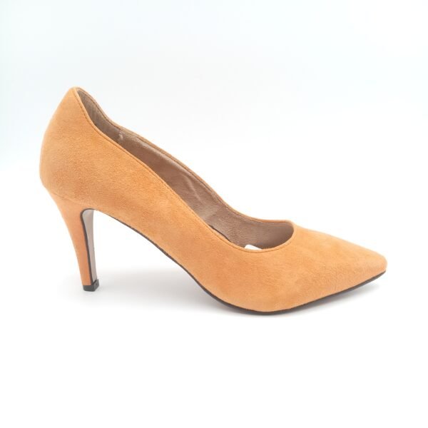 Escarpins daim camel femme Tamaris profil