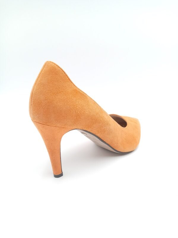 Escarpins daim camel femme Tamaris arrière droit