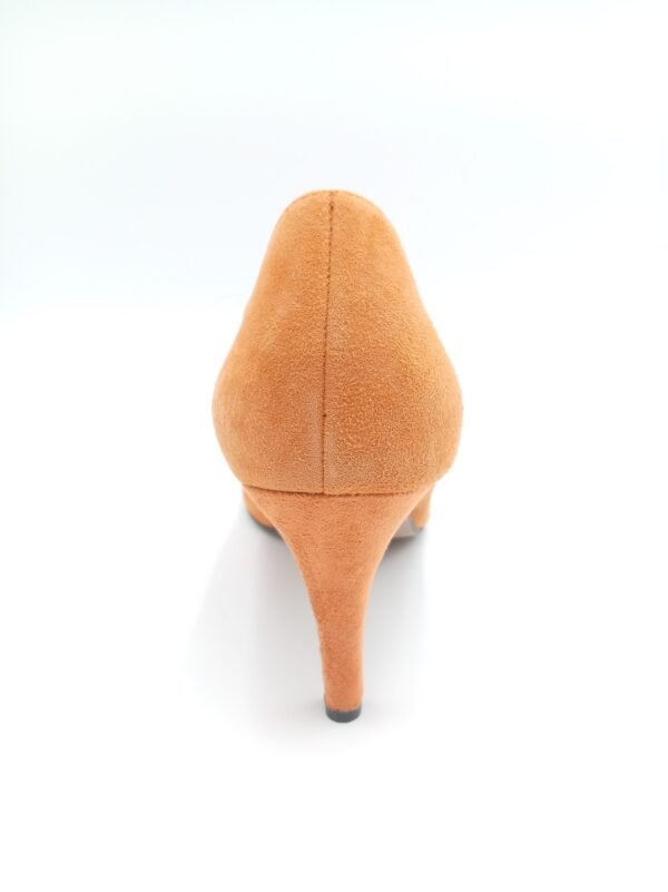 Escarpins daim camel femme Tamaris arrière