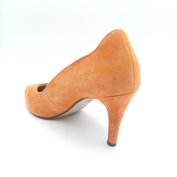 Escarpins daim camel femme Tamaris arrière gauche