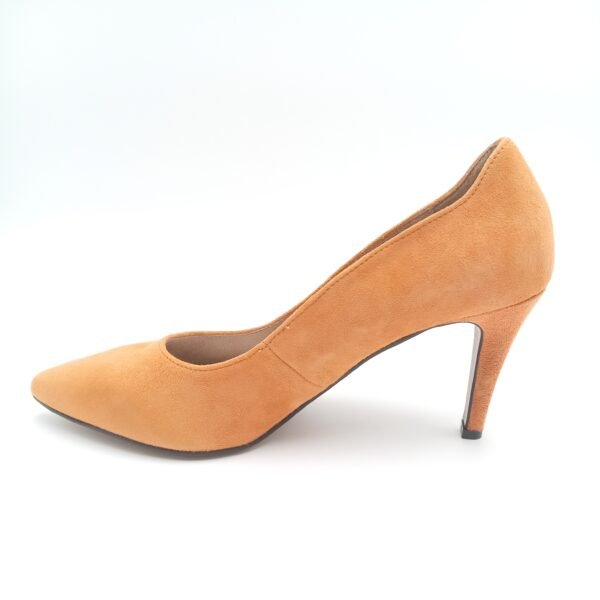 Escarpins daim camel femme Tamaris profil opposé