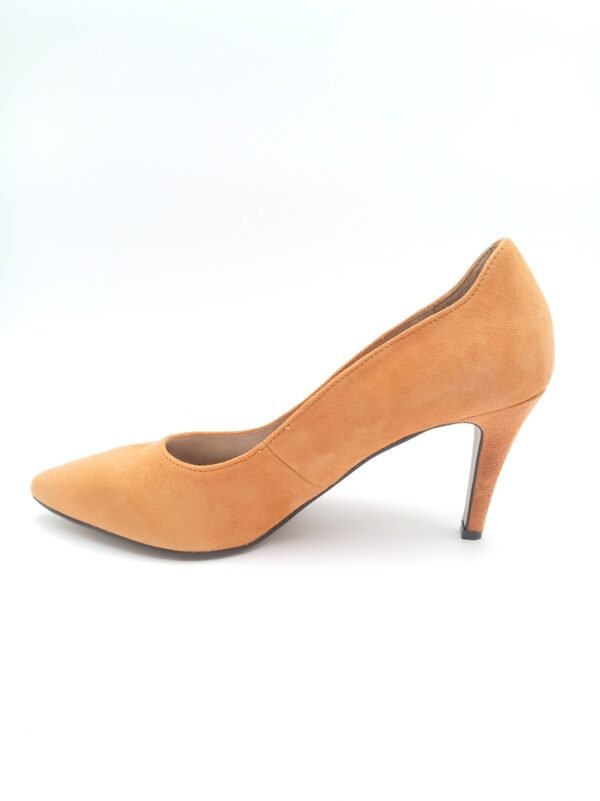 Escarpins daim camel femme Tamaris profil opposé