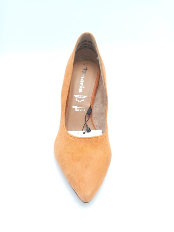 Escarpins daim camel femme Tamaris dessus