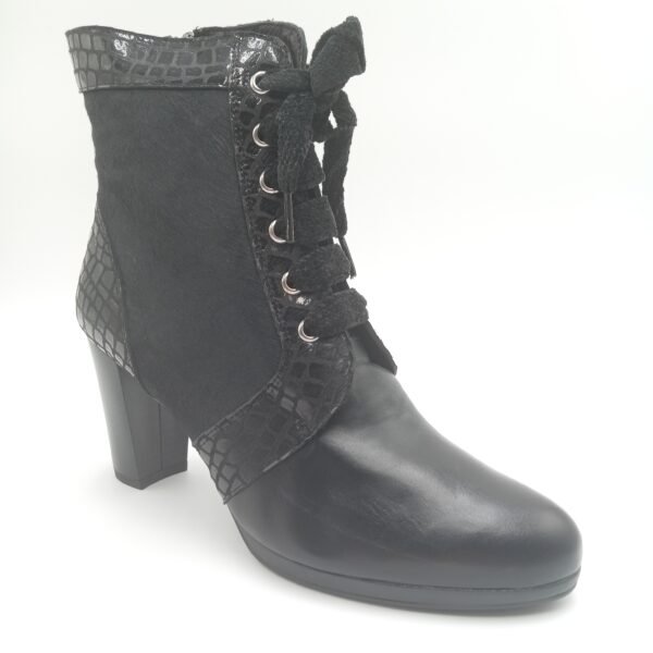 Bottines Rosewood cuir noir femme
