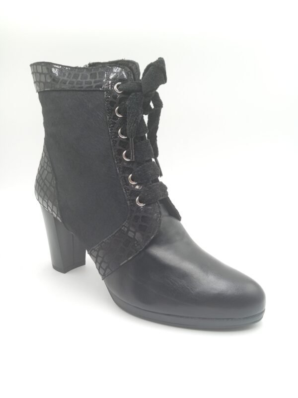 Bottines Rosewood cuir noir femme