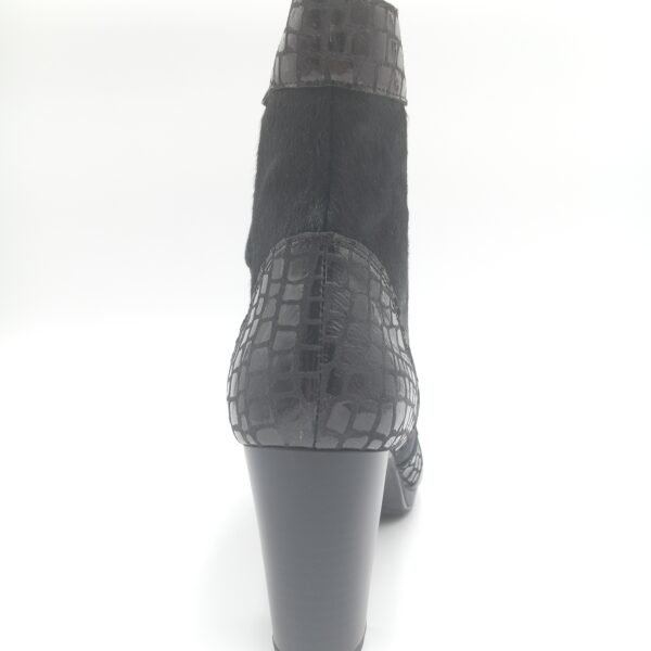Bottines cuir noir femme Rosewood Olympia pointure 40 arriere