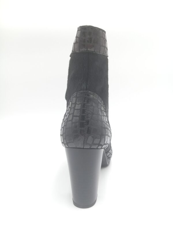 Bottines cuir noir femme Rosewood Olympia pointure 40 arriere