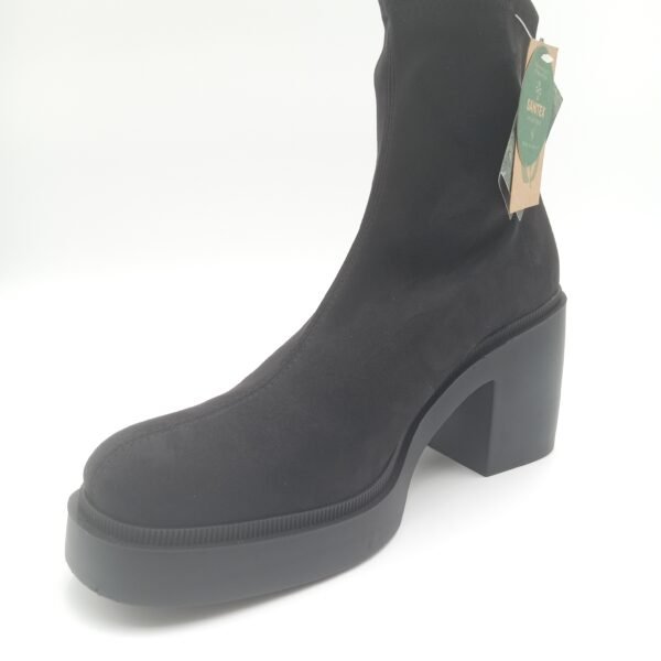 Bottines noires femme à talon Miss Elastic pointure 40 avant gauche