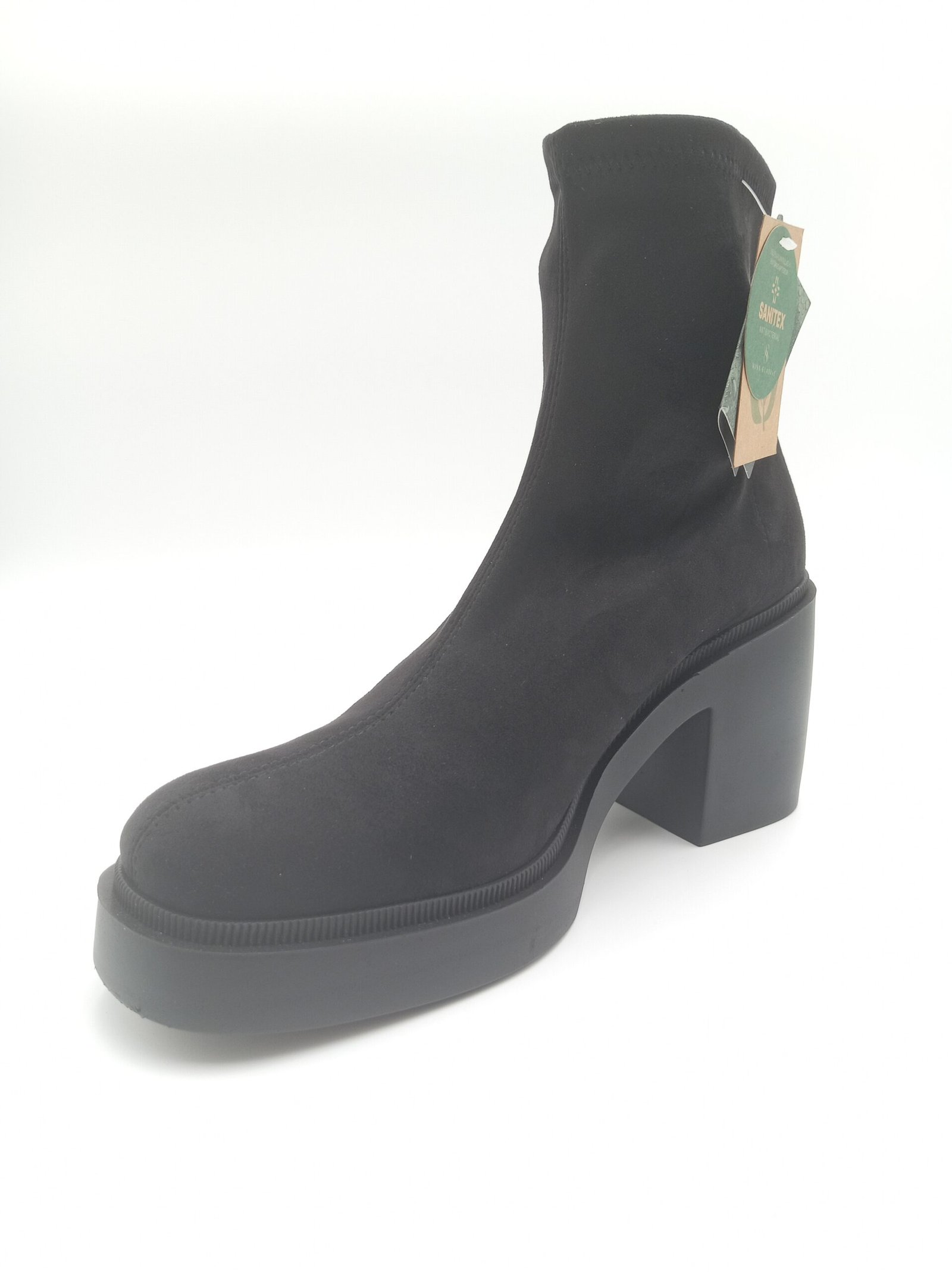 Bottines noires femme à talon Miss Elastic pointure 40 avant gauche