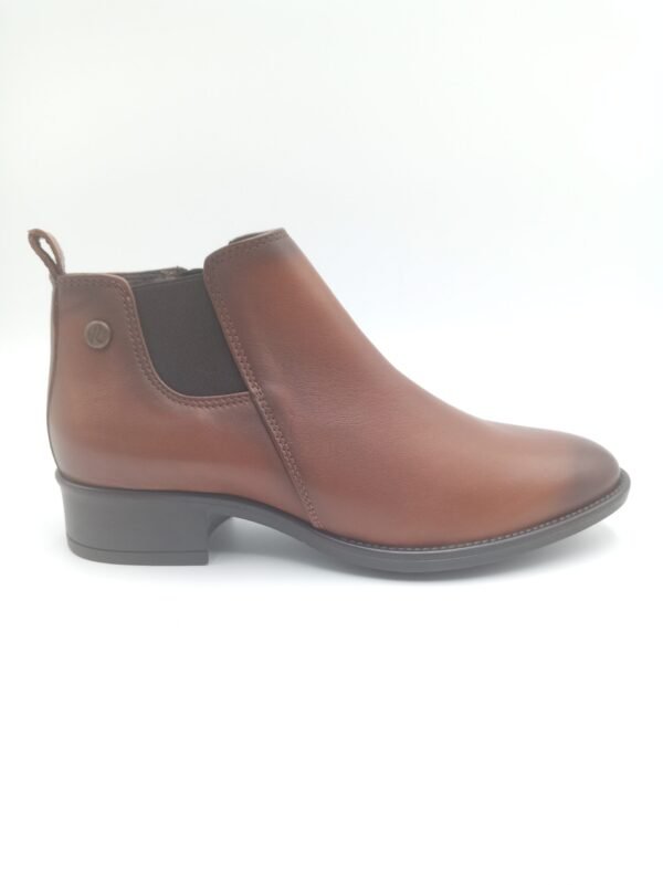 Bottines cuir marron femme ReBelles by Arima Lucie pointure 40 profil