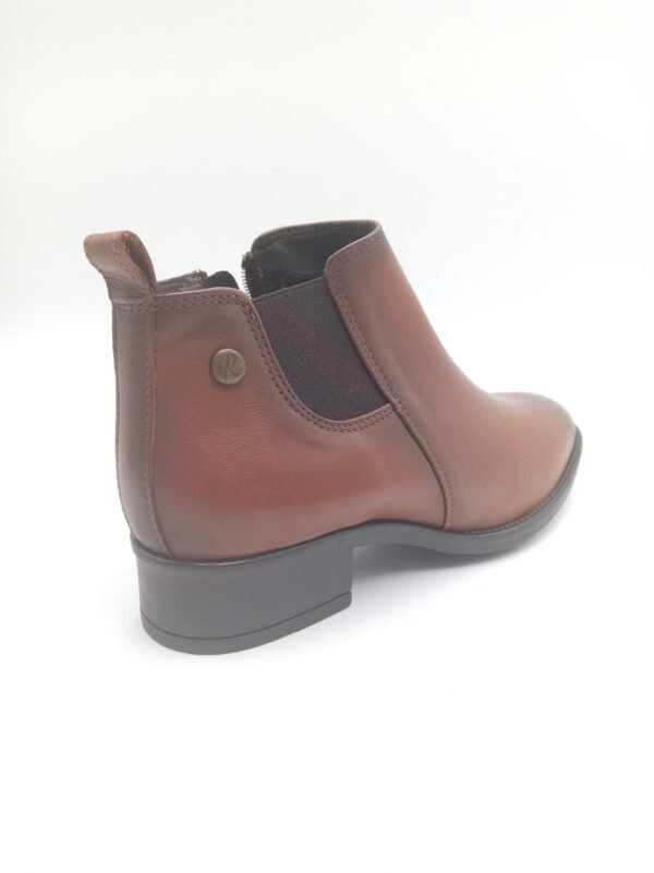 Bottines cuir marron femme ReBelles by Arima Lucie pointure 40 arrière droit