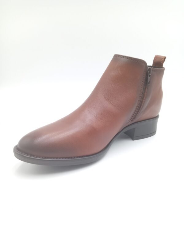 Bottines cuir marron femme ReBelles by Arima Lucie pointure 40 avant gauche