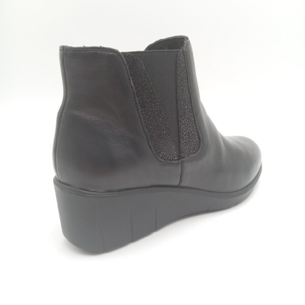 Bottines cuir noir femme France Arno Saline pointure 38 arrière droit