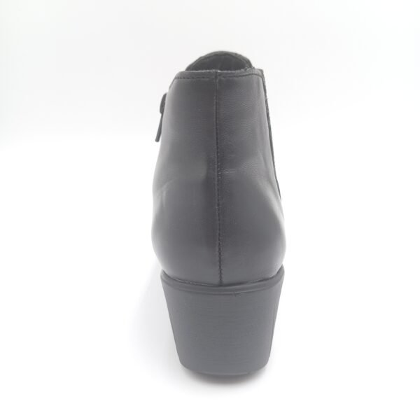 Bottines cuir noir femme France Arno Saline pointure 38 arrière