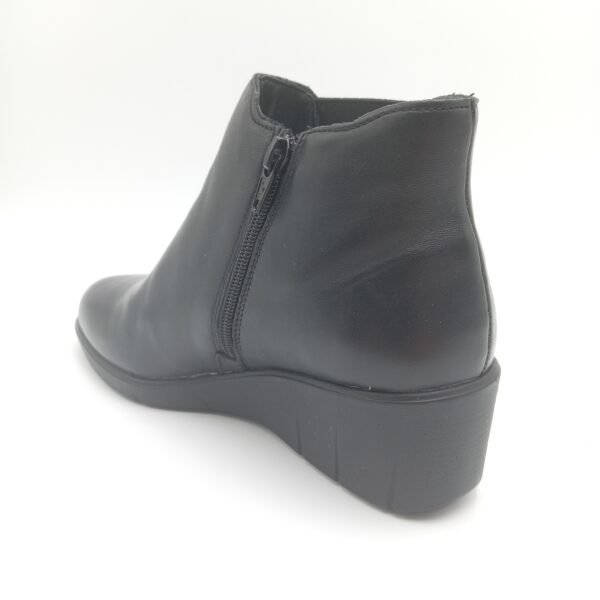 Bottines cuir noir femme France Arno Saline pointure 38 arrière gauche