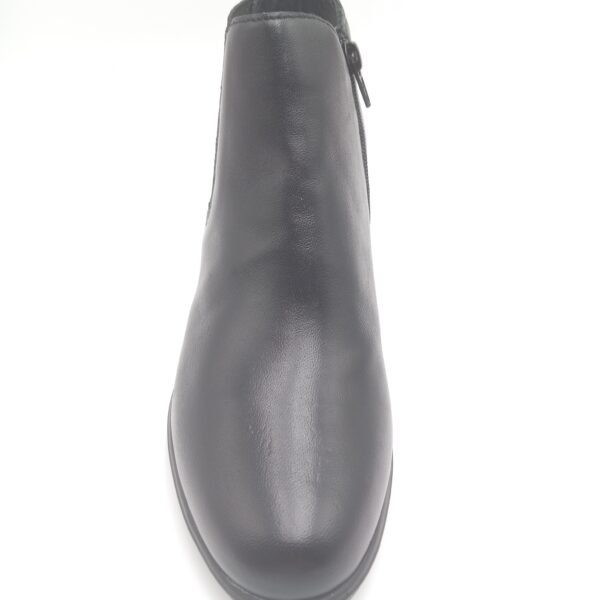 Bottines cuir noir femme France Arno Saline pointure 38 dessus