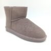 Bottines Gioseppo daim taupe fourrées femme