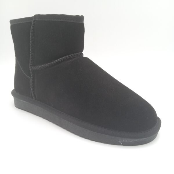 Bottines Gioseppo daim noir fourrées femme
