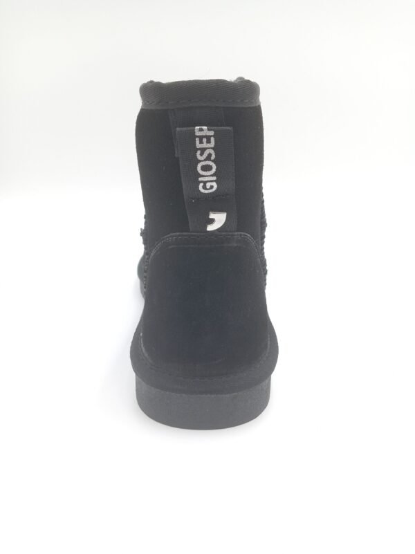 Bottines daim noir fourrées femme Gioseppo Gilliam pointure 41 arrière