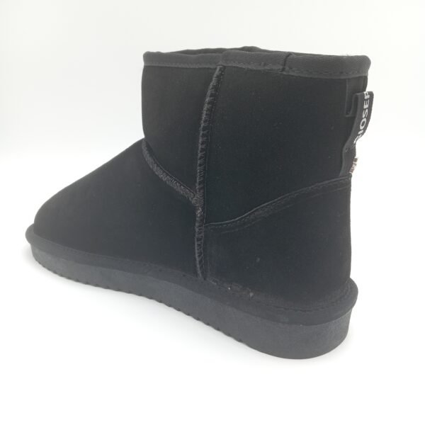 Bottines daim noir fourrées femme Gioseppo Gilliam pointure 41 arrière gauche