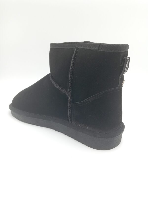Bottines daim noir fourrées femme Gioseppo Gilliam pointure 41 arrière gauche