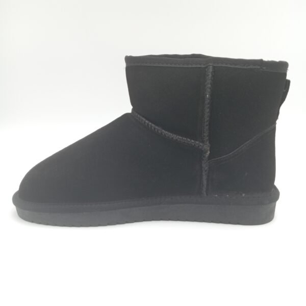 Bottines daim noir fourrées femme Gioseppo Gilliam pointure 41 profil opposé