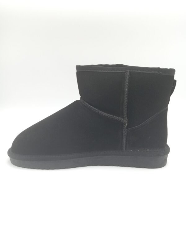 Bottines daim noir fourrées femme Gioseppo Gilliam pointure 41 profil opposé