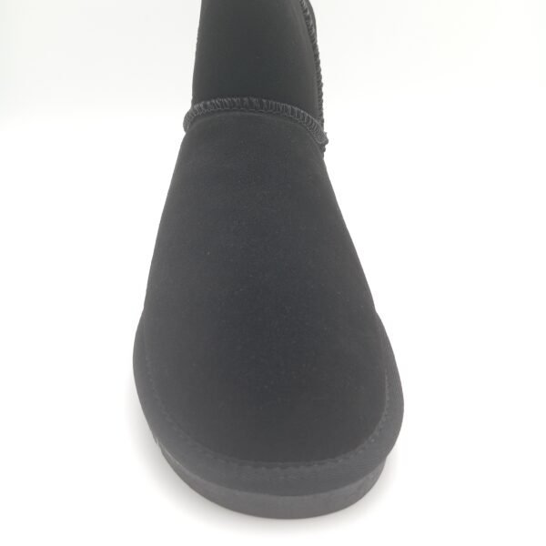 Bottines daim noir fourrées femme Gioseppo Gilliam pointure 41 dessus