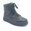 Bottines Tom Tailor noires fourrées femme
