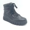 Bottines Tom Tailor noires fourrées femme