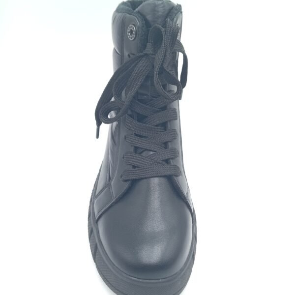 Bottines noires fourrées femme Tom Tailor pointure 39 dessus