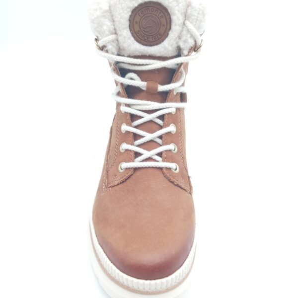 Bottines cuir camel fourrées femme Remonte pointure 39 dessus