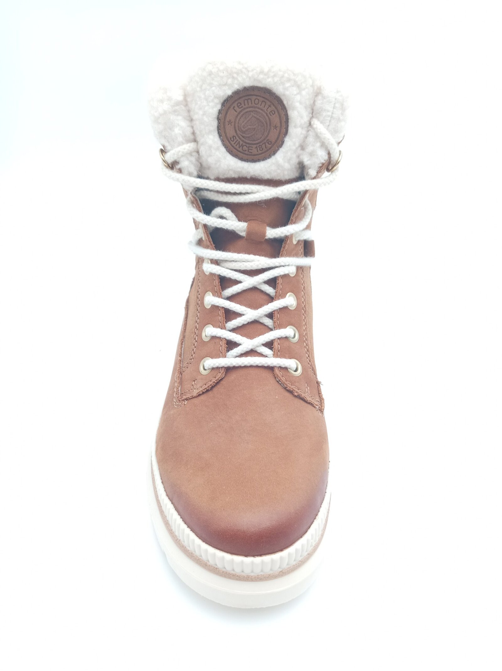 Bottines cuir camel fourrées femme Remonte pointure 39 dessus