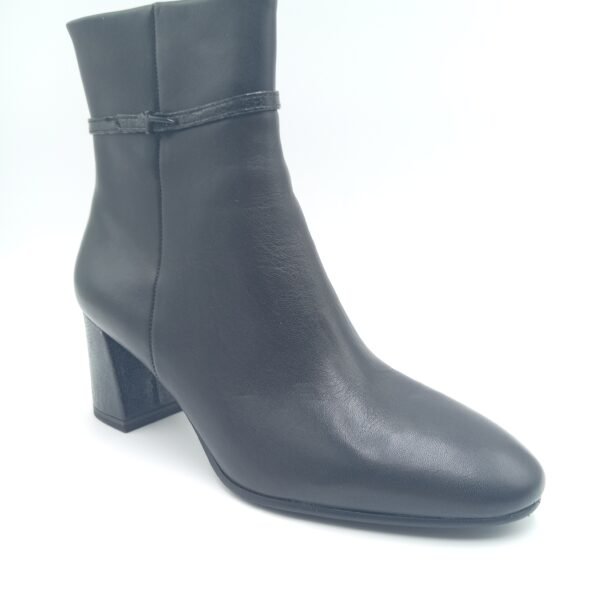 Bottines Tamaris cuir noir femme