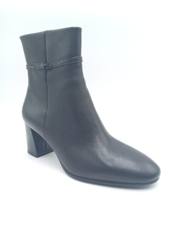 Bottines Tamaris cuir noir femme