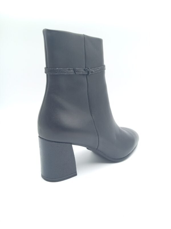 Bottines cuir noir femme Tamaris Black Comb pointure 40 arriere droit