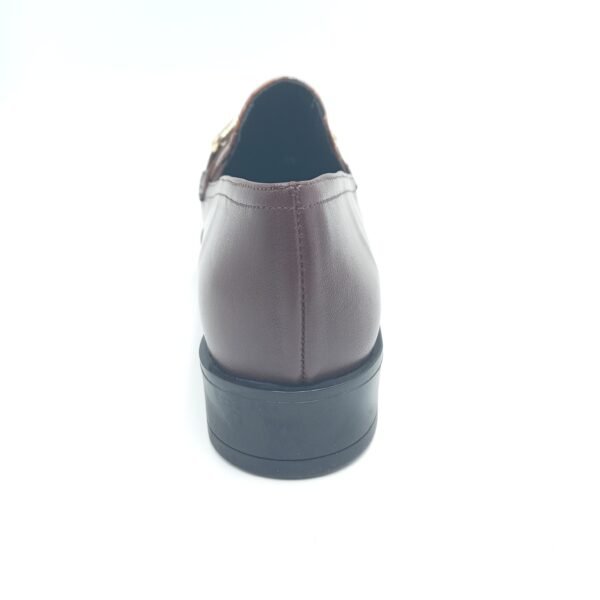 Mocassins cuir bordeaux femme Rosewood Cady pointure 39 arrière