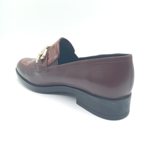 Mocassins cuir bordeaux femme Rosewood Cady pointure 39 avant gauche