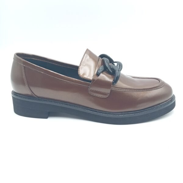 Mocassins cuir bronze femme Adige Gino V3 Polido pointure 39 profil