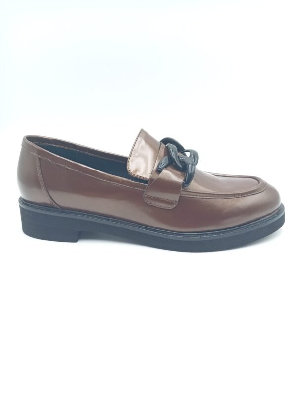 Mocassins cuir bronze femme Adige Gino V3 Polido pointure 39 profil