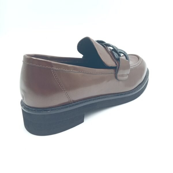 Mocassins cuir bronze femme Adige Gino V3 Polido pointure 39 arrière droit