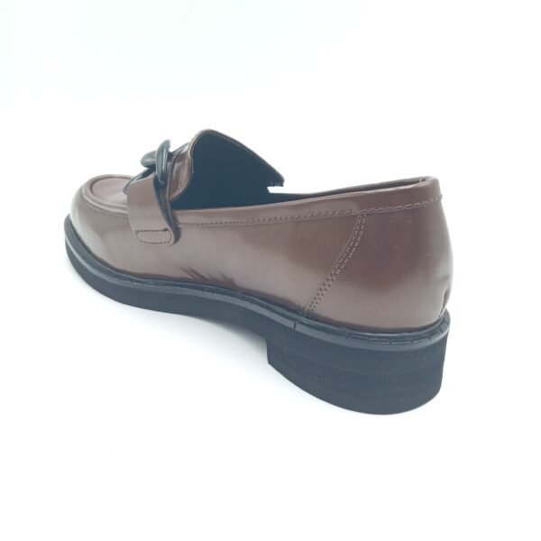 Mocassins cuir bronze femme Adige Gino V3 Polido pointure 39 arrière gauche