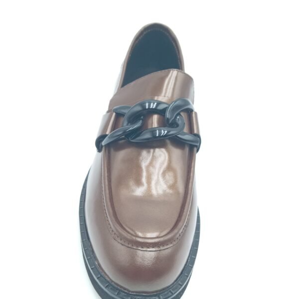 Mocassins cuir bronze femme Adige Gino V3 Polido pointure 39 dessus