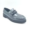 Mocassins cuir anthracite femme Adige A Gino V1 Polido pointure 38
