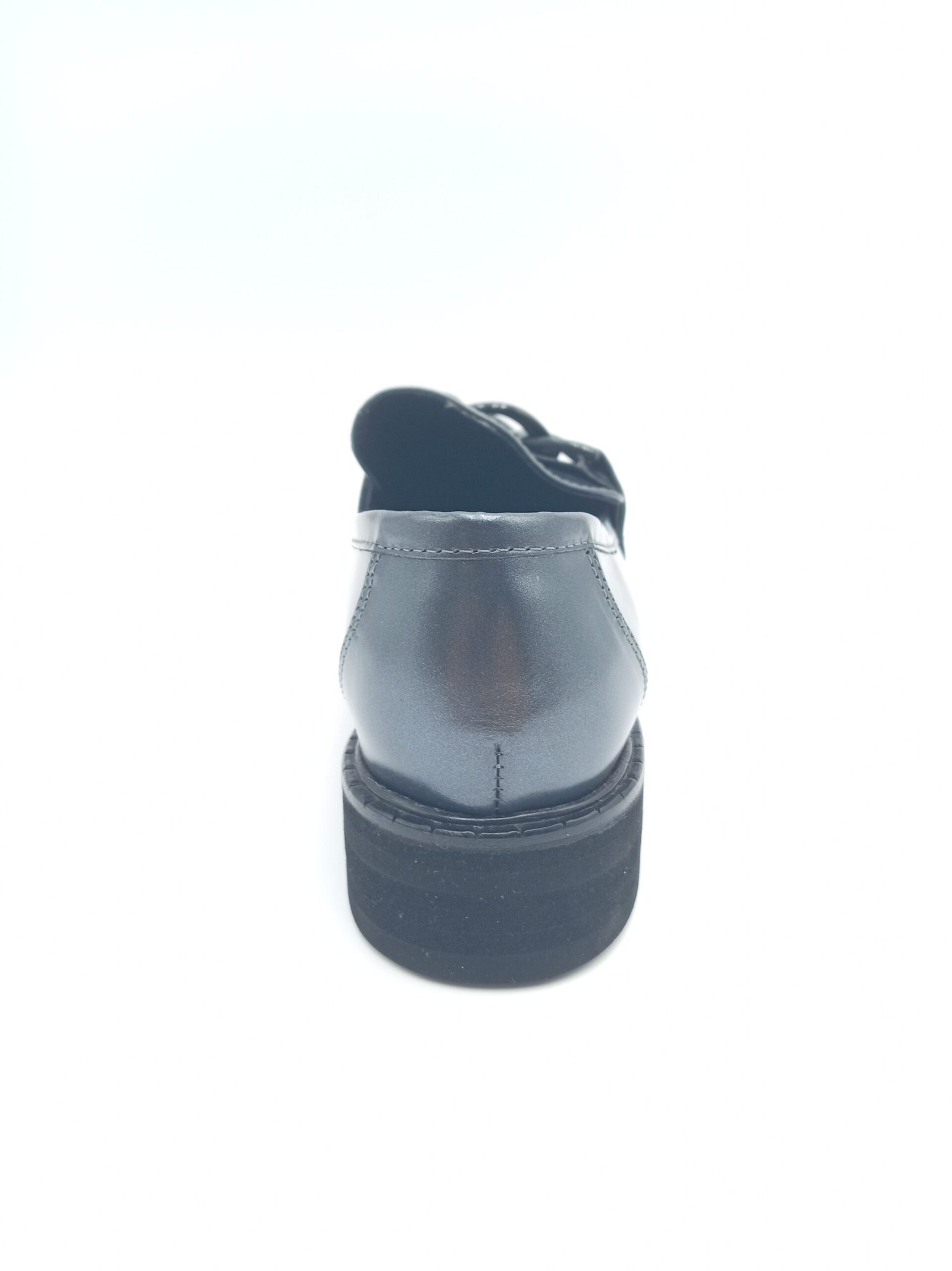Mocassins cuir anthracite femme Adige A Gino V1 Polido pointure 38 arriere