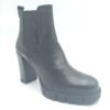 Bottines Tamaris cuir noir à talon femme Tamaris pointure 40