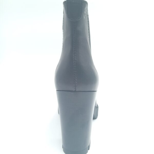 Bottines cuir noir à talon femme Tamaris pointure 40 arrière