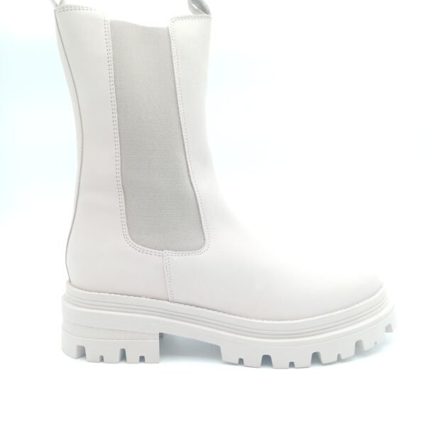 Bottines nubuck beige femme Tamaris pointure 40 profil
