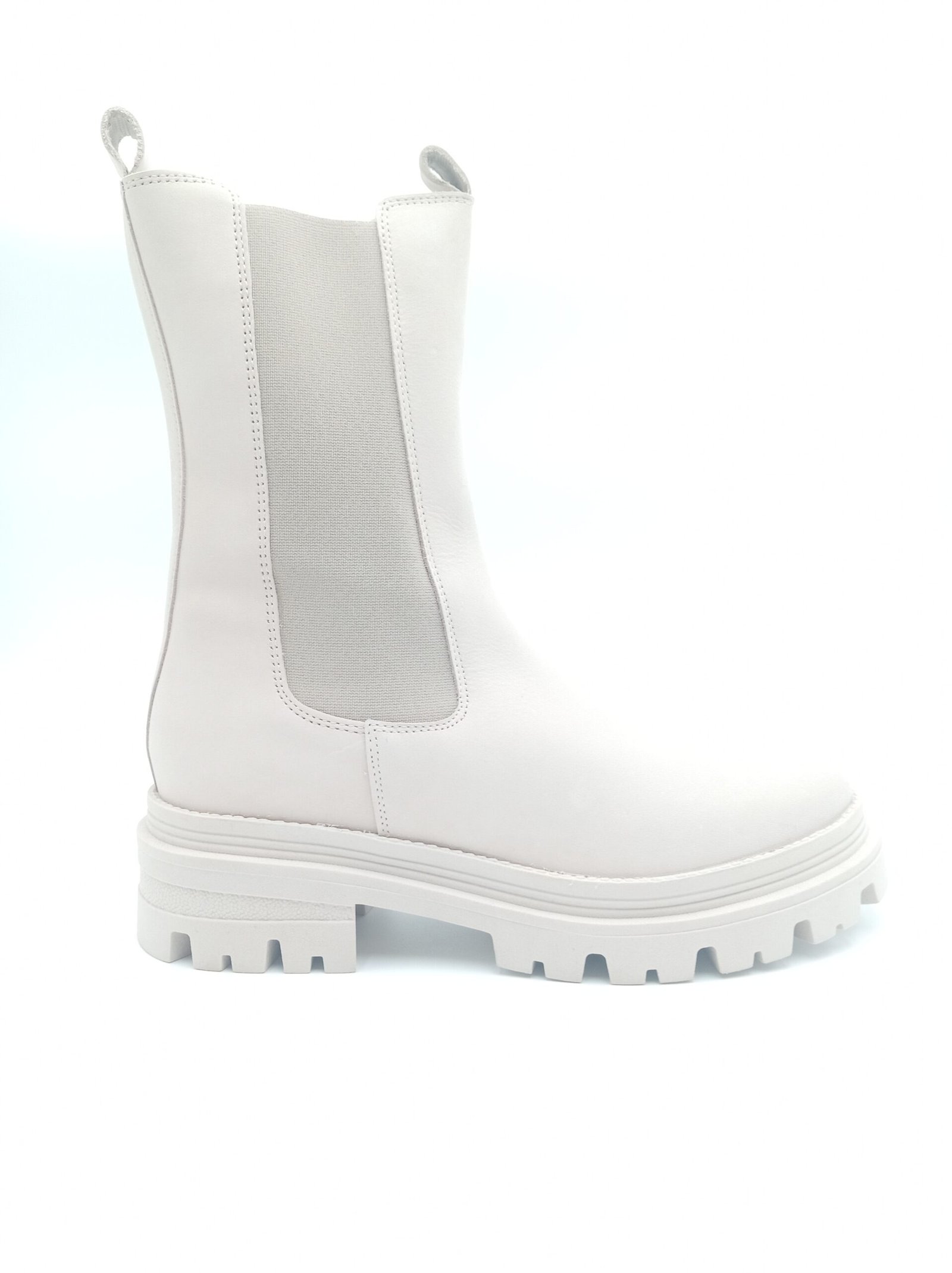 Bottines nubuck beige femme Tamaris pointure 40 profil