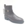 Bottines Tommy Hilfiger cuir marron femme